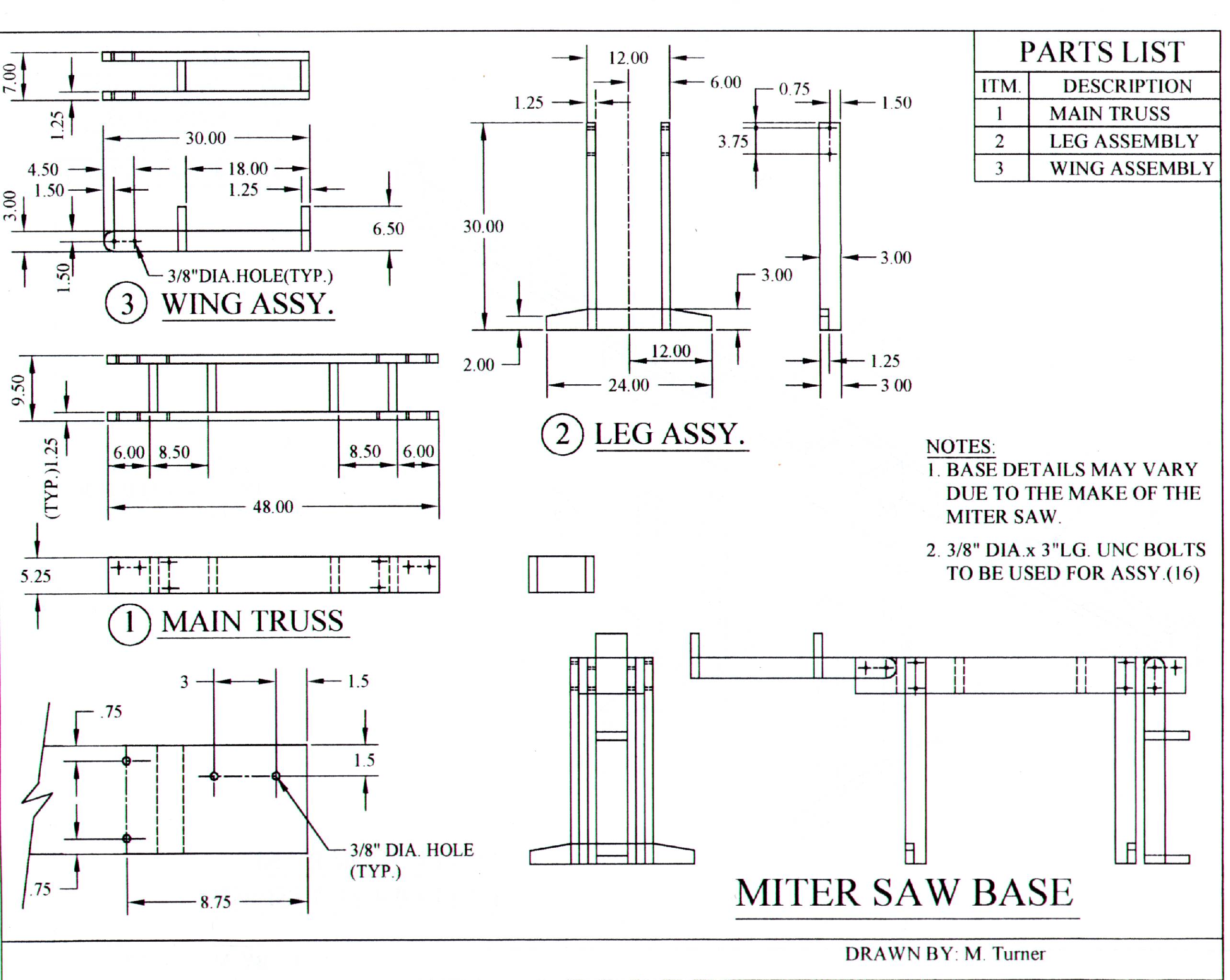 MiterSaw Bench